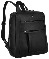 Leather bagpack PETERSON PTN CL-5-FTS