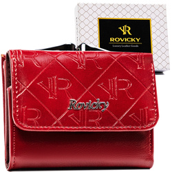 Leather & leatherette wallet RFID ROVICKY RPX-32-PMT