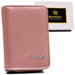 Leather & leatherette wallet RFID ROVICKY RPX-33-ML