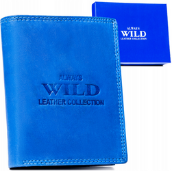 Leather wallet ALWAYS WILD AW-N4-MAL