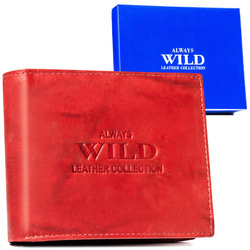 Leather wallet ALWAYS WILD AW-N5-MAL