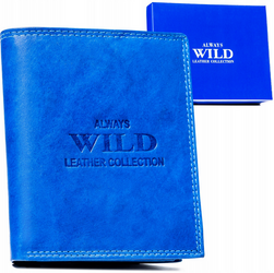 Leather wallet ALWAYS WILD AW-N890-MAL