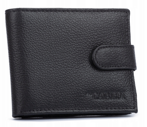 Leather wallet RFID 4U CAVALDI 0035L-PDM-BP