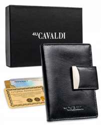 Leather wallet RFID 4U CAVALDI RD-04-GCL