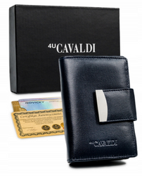 Leather wallet RFID 4U CAVALDI RD-04-GCL