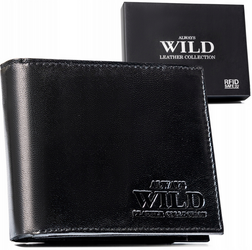 Leather wallet RFID ALWAYS WILD N992-P-GCL