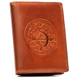 Leather wallet RFID PETERSON PTN N4-EBS