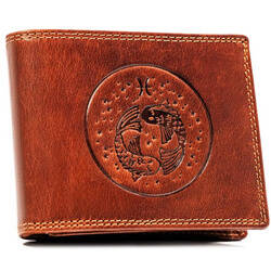 Leather wallet RFID PETERSON PTN N992-EBS