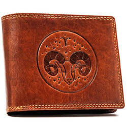 Leather wallet RFID PETERSON PTN N992-EBS