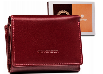 Leather wallet RFID PETERSON PTN RD-17-GCL