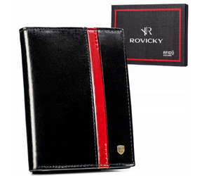 Leather wallet RFID ROVICKY 22313-RVTP