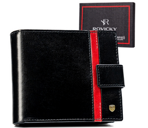 Leather wallet RFID ROVICKY 22321L-RVTP