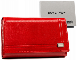 Leather wallet RFID ROVICKY CPR-007-BAR