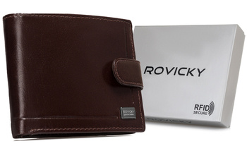 Leather wallet RFID ROVICKY CPR-022-BAR