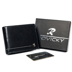 Leather wallet RFID ROVICKY N992-CMC