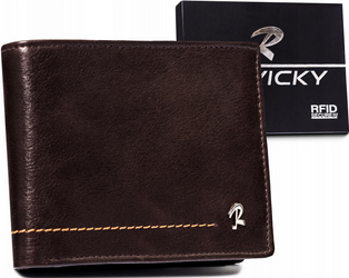 Leather wallet RFID ROVICKY N992-CMC