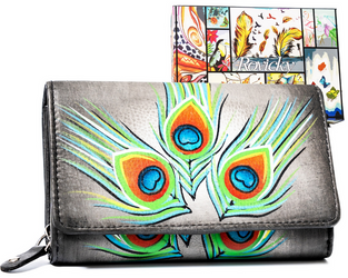 Leather wallet RFID ROVICKY R-N0493-ART