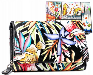 Leather wallet RFID ROVICKY R-N0493-ART