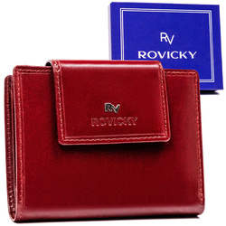 Leather wallet RFID ROVICKY RV-70613-9-BCA