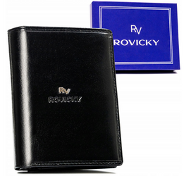 Leather wallet RFID ROVICKY RV-75699-BCA