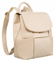 Leatherette bagpack DAVID JONES 6746-2