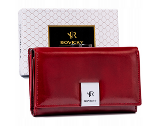 Leatherette & leather wallet RFID ROVICKY RPX-23-4