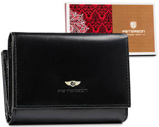 Leather's wallet RFID PETERSON PTN 247-BO