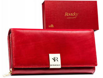 Leather's wallet RFID ROVICKY R-42106-SG