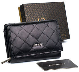 Women's leather wallet RFID ROVICKY R-RD-02-GCL-Q