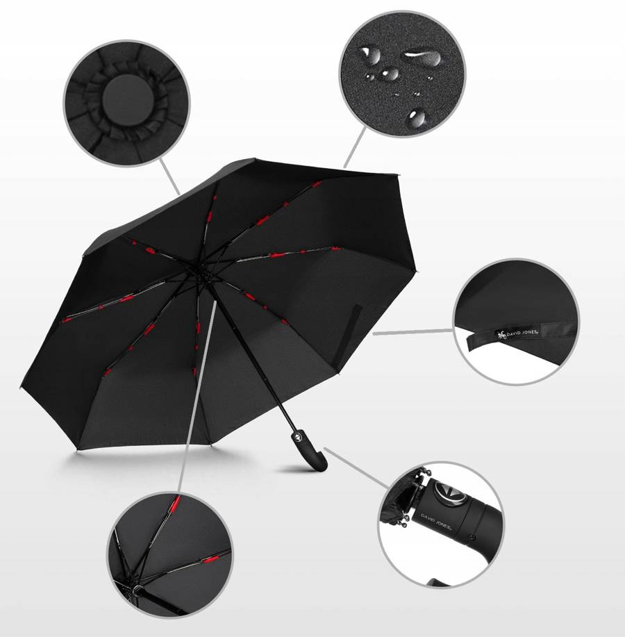 Waterproof material umbrella DAVID JONES UB4001N Tytuł sklepu