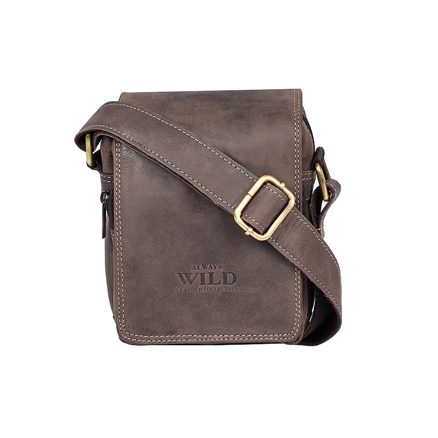 Leather bag ALWAYS WILD 250591-MH