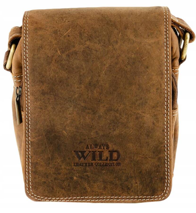 Leather bag ALWAYS WILD 250591-MH