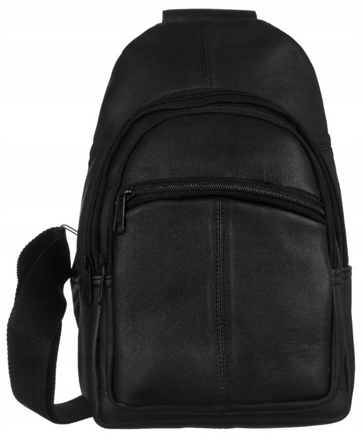 Leather bagpack AL-67