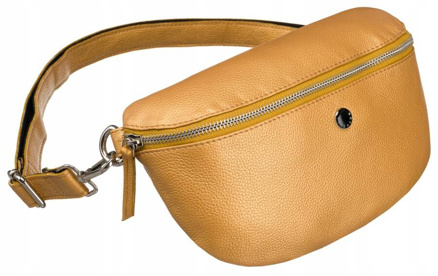 Leather bumbag PETERSON PTN 28301-SD