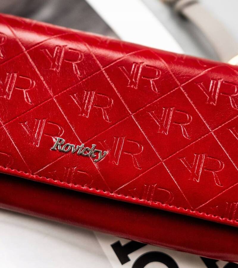 Leather & leatherette wallet RFID ROVICKY RPX-24-PMT