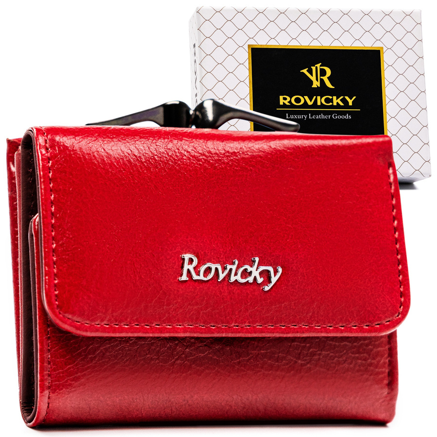 Leather & leatherette wallet RFID ROVICKY RPX-32-ML