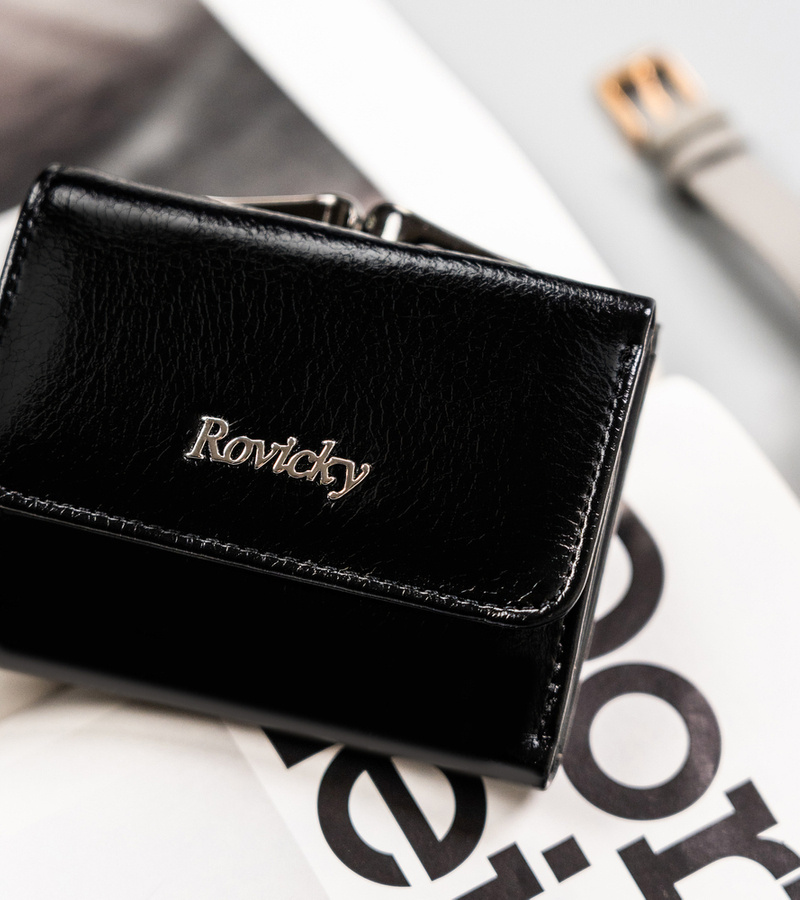 Leather & leatherette wallet RFID ROVICKY RPX-32-ML