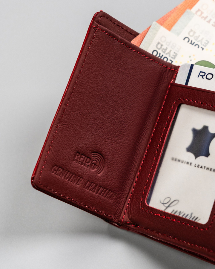 Leather & leatherette wallet RFID ROVICKY RPX-32-PMT