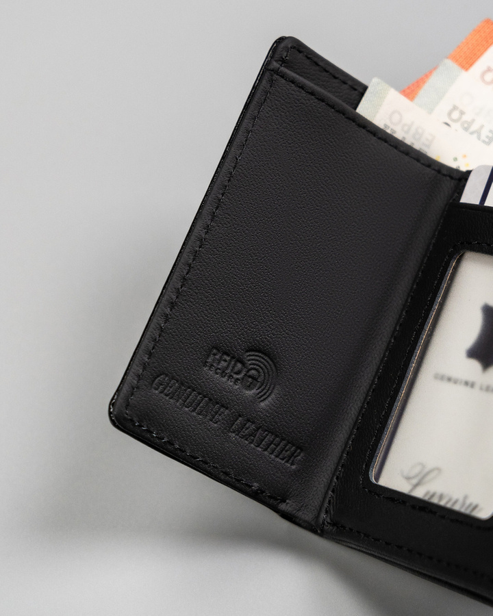 Leather & leatherette wallet RFID ROVICKY RPX-32-PMT