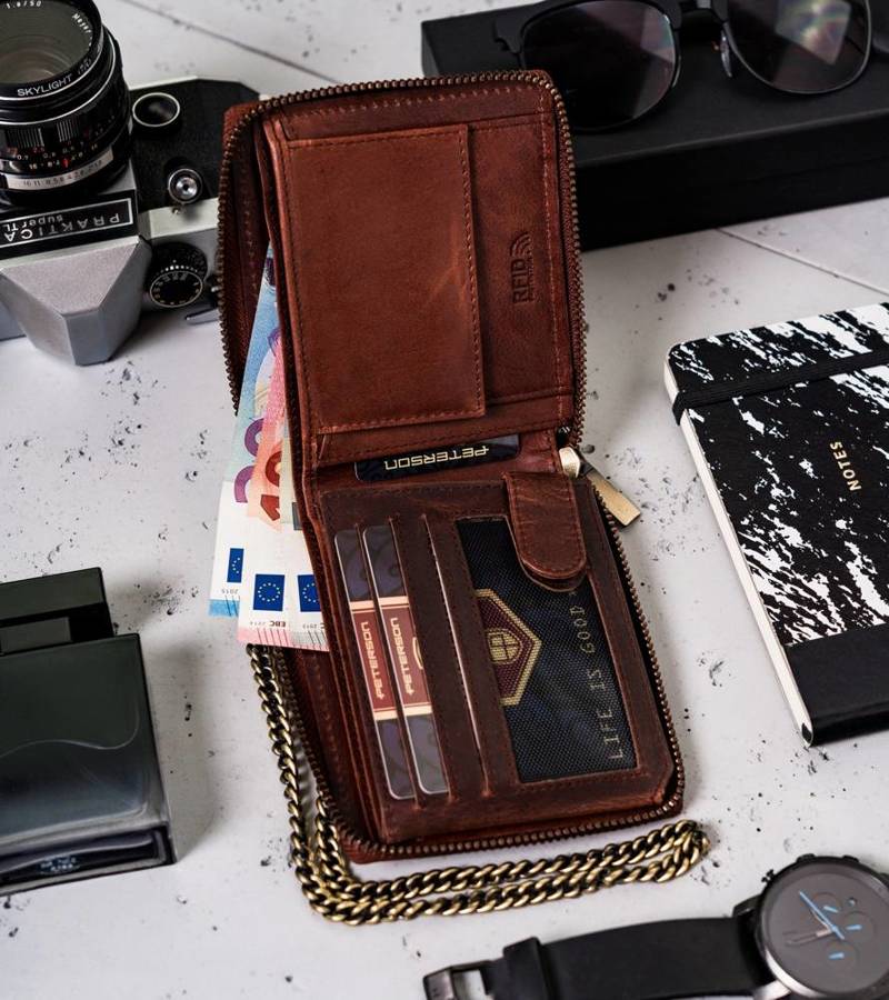 Leather men wallet PTN N992C-07-HWM-137