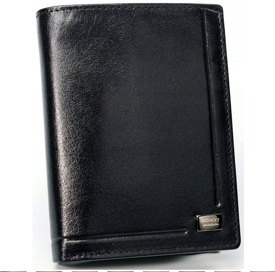 Leather men wallet RFID ROVICKY PC-028-BAR