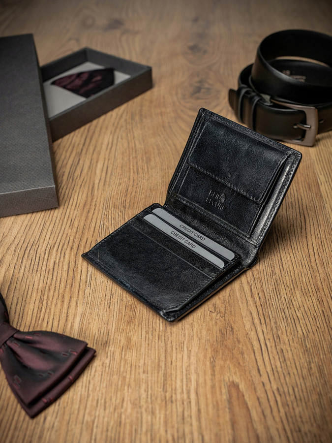 Leather men wallet RFID ROVICKY PC-028-BAR