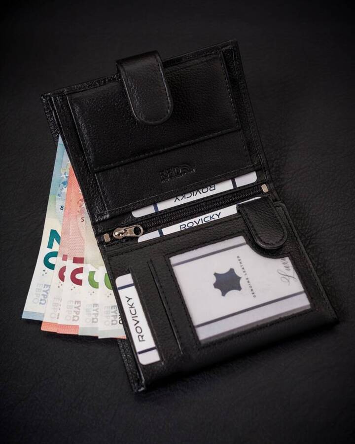 Leather wallet RFID 4U CAVALDI N4L-GPDM