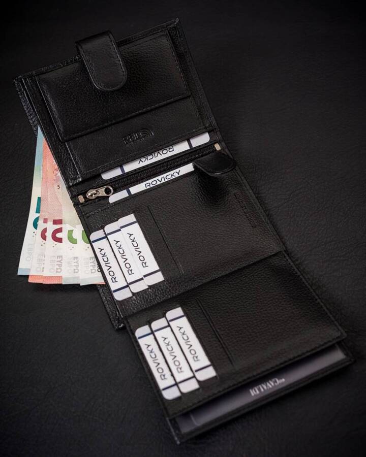 Leather wallet RFID 4U CAVALDI N4L-GPDM