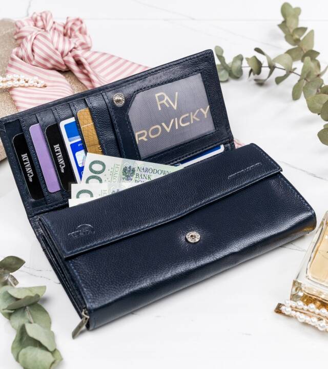 Leather wallet RFID 4U CAVALDI R-RD-12-GCL