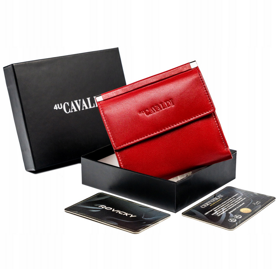 Leather wallet RFID 4U CAVALDI R-RD-16-GCL