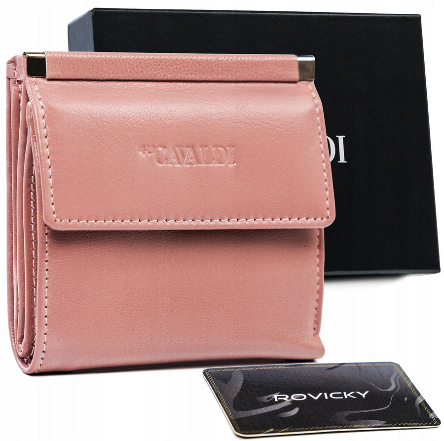 Leather wallet RFID 4U CAVALDI R-RD-16-GCL