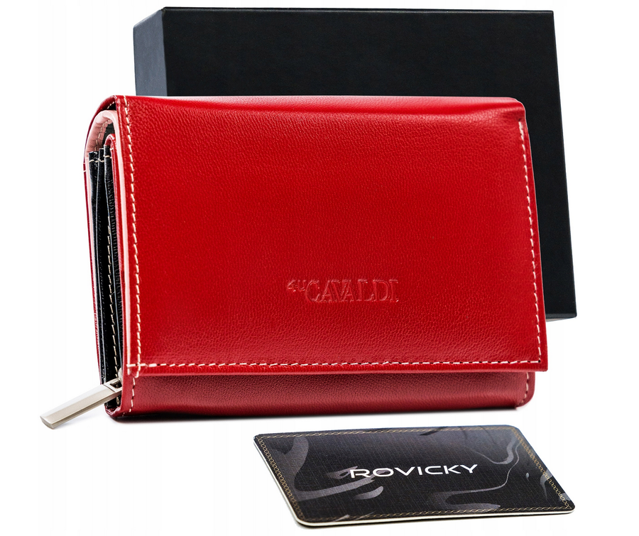 Leather wallet RFID 4U CAVALDI RD-02-GCL