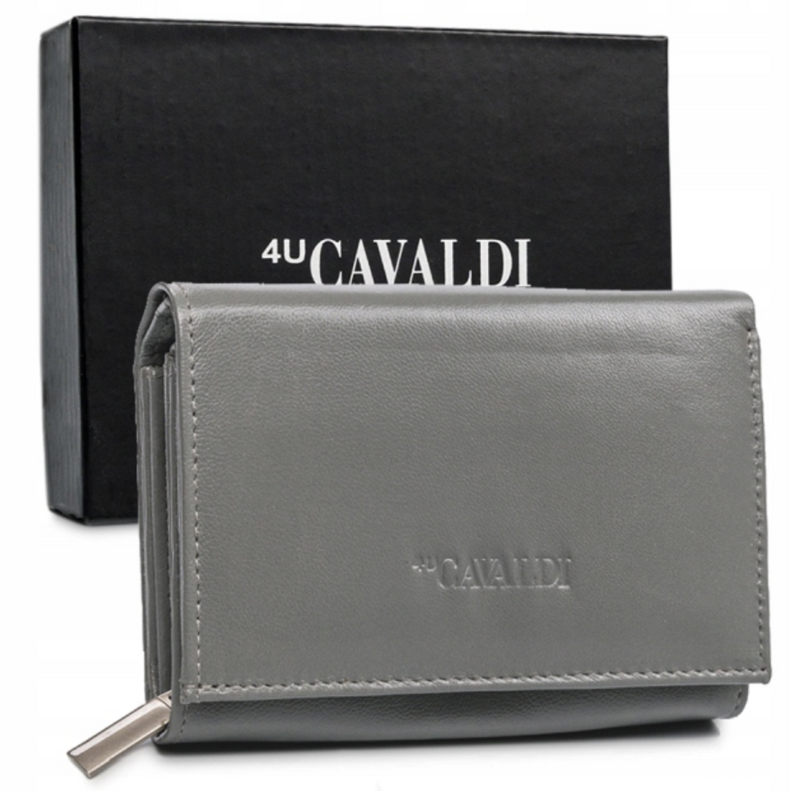 Leather wallet RFID 4U CAVALDI RD-02-GCL