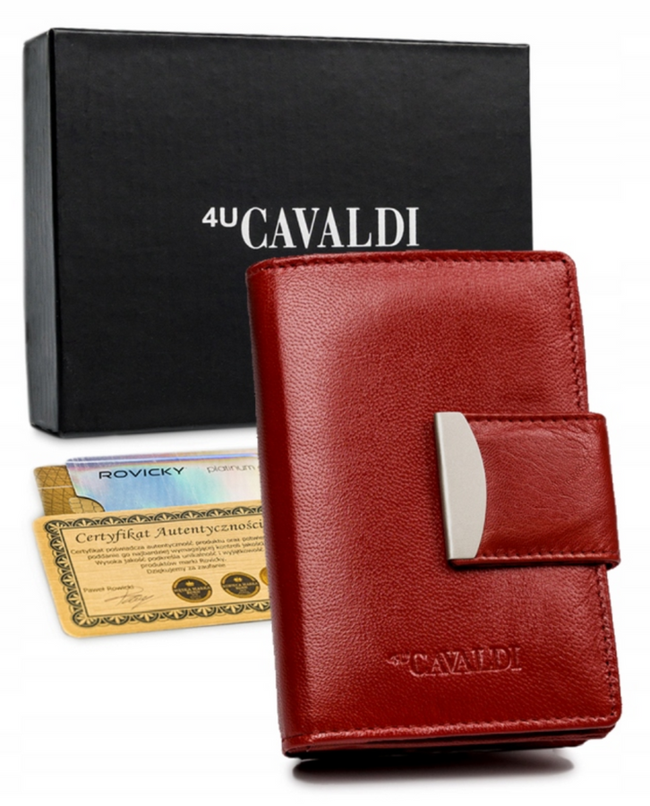 Leather wallet RFID 4U CAVALDI RD-04-GCL